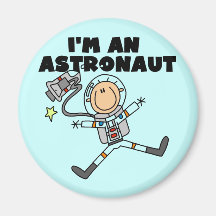 Eu sou camiseta e presentes de um astronauta ima