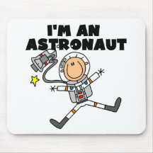 Eu sou camiseta e presentes de um astronauta mousepad