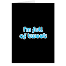 Eu sou cheio do tweet cartao