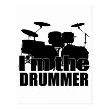 Eu sou o baterista cartão postal