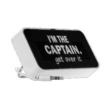 Eu sou o capitão. Obtenha sobre ele - engraçado Caixinha De Som Para Mini