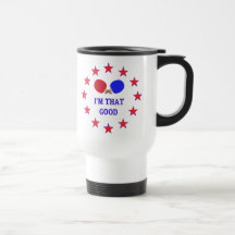 Eu sou que bom sibilo Pong Caneca