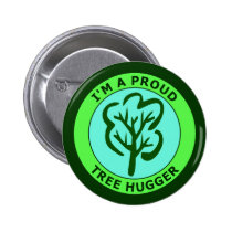 Eu sou UMA ÁRVORE ORGULHOSA HUGGER broches