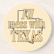 Eu sujarei com Coaster de Texas porta-copos