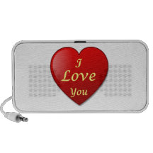 Eu te amo caixinhas de som para notebook