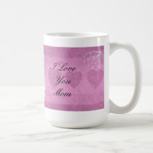 Eu te amo caneca da foto da mamã