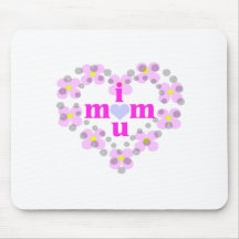 eu te amo mamã mousepad