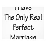 Eu tenho o único casamento perfeito real convites