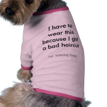 Eu tenho que vestir este porque I… Roupas Para Cães