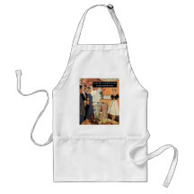 Eu tenho somente uma cozinha porque… avental retro