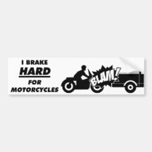 EU TRAVO O DURO PARA MOTOCICLETAS ADESIVOS