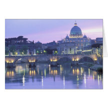 Europa, Italia, Roma, o vaticano. St Peter & Cartão