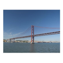 Europa, Portugal, Lisboa aka Lisboa). Ponte Cartao Postal