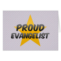 Evangelista orgulhoso cartao