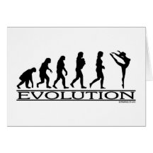 Evolução - dança cartao