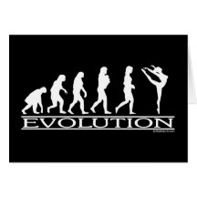 Evolução - dança cartão