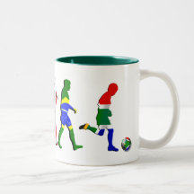 Evolução de África do Sul de presentes do futebol  Canecas