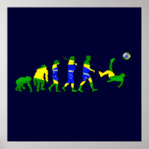 Evolução de Brasil de presentes do futebol do fute Impressão