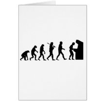 Evolução do homem cartões