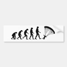 Evolução do salto de pára-quedas adesivos