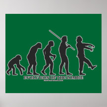 Evolução do zombi poster