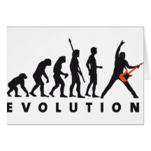 evolution guitar cartao