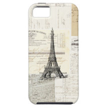 Exemplo do francês de Paris do vintage Capa iPhone 5