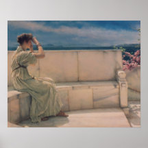 Expectativas, 1885 (óleo em canvas) impressão