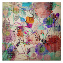 Expressionism abstrato 1 azulejos