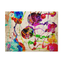 Expressionism abstrato 2 cartões postais