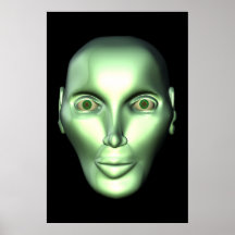 Extraterrestrial 3D principal estrangeiro preto qu