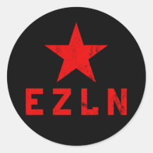 EZLN - Ejército Zapatista de Liberación Nacional Adesivo Redondo