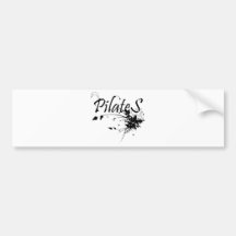 Fã do método de Pilates! Arte de Pilates Adesivo