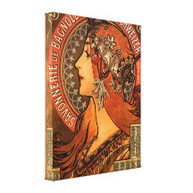 Fábrica de sabão de Bagnolet - Alphonse Mucha Impressão Em Canvas