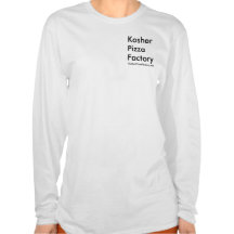Fábrica Kosher da pizza T-shirt