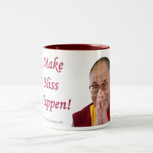 Faça a felicidade acontecer! - Dalai Lama Canecas