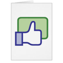 Facebook gosta do botão cartoes