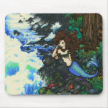 Fada litoral da fantasia da sereia de Mendocino Mouse Pads