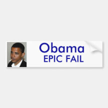 Falha de Obama Adesivos