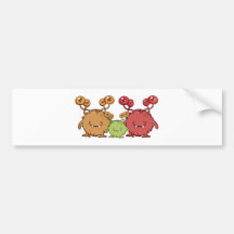 Família de monstro monster family adesivos