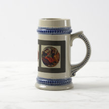Família santamente Tondo por Signorelli Luca (a me Caneca