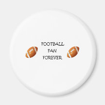 Fan de futebol para sempre imã
