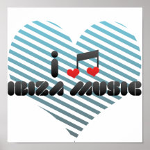 Fan de música de Ibiza Poster