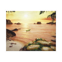 Fantasia do mundo da maravilha impressão de canvas envolvidas