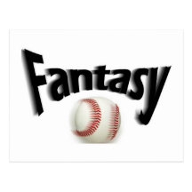 Fantasia V do basebol Cartoes Postais