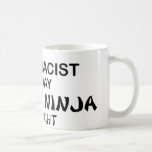 Farmacêutico Ninja mortal em a noite Caneca