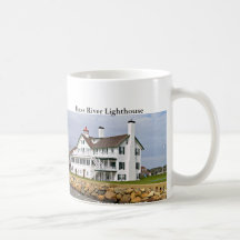 Farol baixo do rio, caneca de Massachusetts