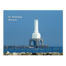 Farol de Washington do porto Cartões Postais