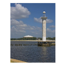 Farol velho de Biloxi Cartão Postal