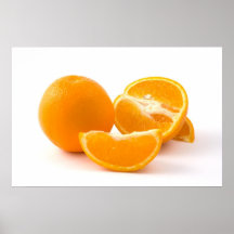 Fatia de tonificação de posters das laranjas da vi